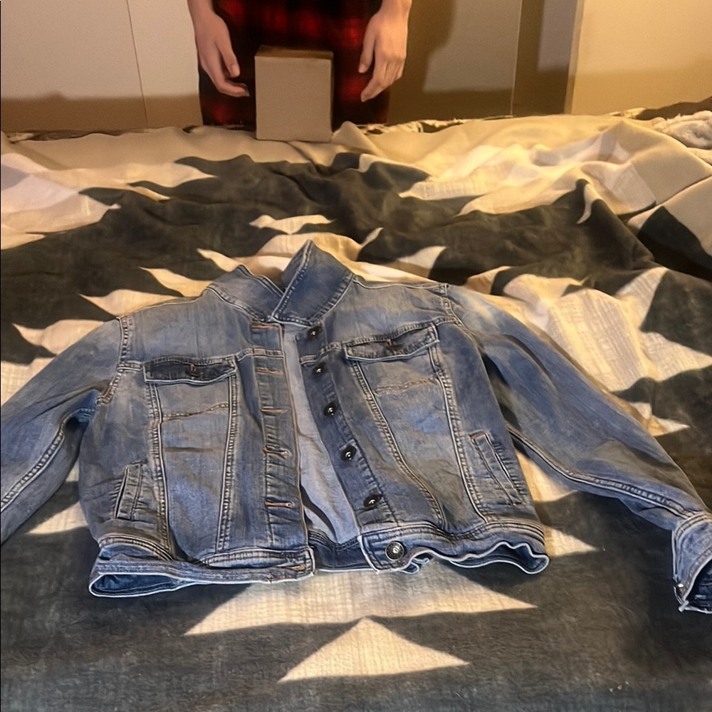 Merona Blue Denim Jacket Classic Jean Style
